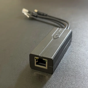 ตัวแยกสัญญาณ POE 48V เป็น 12V 2A 10/100M ตัวจ่ายไฟกล้อง POE แบบ Power Over Ethernet อะแดปเตอร์แยกสัญญาณ