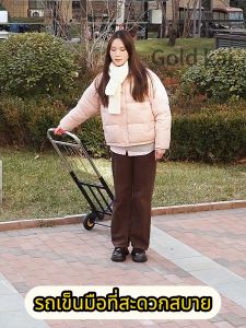 【เสียรูปเคลมได้】DHP รถเข็นของ รถเข็นอเนกประสงค์ รับน้ำหนัก160กก สามารถพับเก็บได้ พกพาสะดวก 2ล้อ ที่จับฟองน้ำกว้างขึ้น ที่จับฟองน้ำกว้างขึ้น 3 เชือกผูกพัน Foldable Hand Trucks