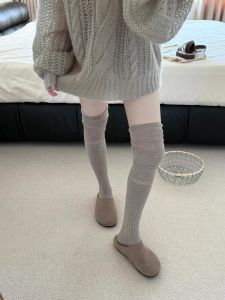 Bộ Ấm Áp Đến Mắt Cá Chân Mùa Thu Đông Cổ Điển Dài Đến Đầu Gối Màu Gỗ Nâu Đa Năng Phù Hợp Với Tất Và Giày Bốt