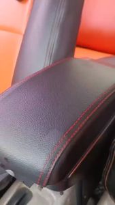 Toyota Wigo 2013 to 2022 Console Box Premium ( Red Stitches / Black Stitches ) / Car Armrest / Console Box Double Layer ( arm rest ) ( Wigo Car Accessories )