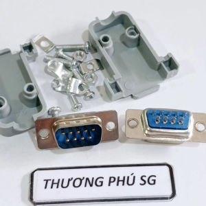 Đầu hàn Com 9 (DB9): Com 9 Kim Đực (DB9M - 9M) / Com 9 Lổ Cái (Bao gồm võ nhựa)