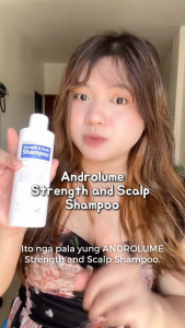 Androlume Strength & Scalp Shampoo for Men Hair Thickening Texture & Deep Cleansing - Saw Palmetto Argan Oil Biomarine Extracts 200 mL