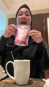Glow Mill SR12 Fiber Milk Shake with Oat & Glutation Body Langsing Kulit Glowing