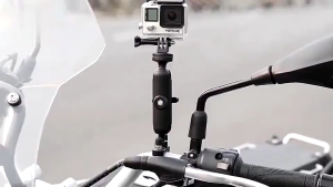 【12H Ship】Gopro Action Camera Holder Bracket Aluminum Alloy 360 Rotation Motorcycle Action Camera Holder