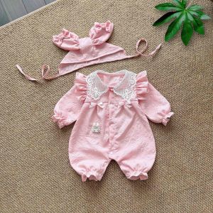 (3-12kg) Body Tai Thỏ Nơ Đũi Nilen Hồng NHÍM XÙ KIDS Cho Bé Gái Sơ Sinh Đầy Tháng Thôi Nôi Sinh Nhật Chất XÔ MUSLIN B018
