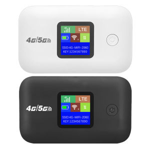 High-Speed 4G LTE WiFi Router Compact Mobile Hotspot 150Mbps with Long-Lasting 3000mAh Battery for Travel and Work