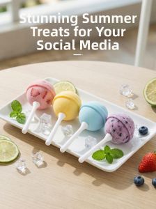 AMW | Food-grade Silicone Ice Cream Molds