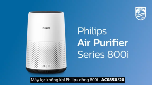 Máy lọc không khí Philips AC0850/20 | Diện tích 49m2 | Kết nối wifi - Bảo Hành 24 Tháng