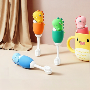 แปรงสีฟันขนนุ่มสำหรับเด็ก 1-3.5 ปี แพ็ค 3 ชิ้น