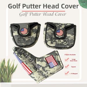 Dominant | Golf Putter Cover Starry Stripe Camouflage Green