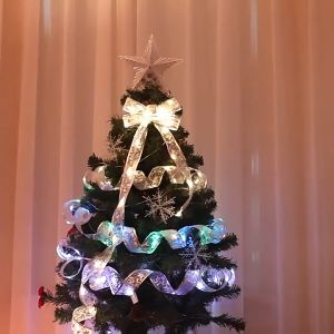 4M Xmas Decorations Ribbon Light Christmas Tree Decoration 13 ft 40 LED Battery Operated Fairy Lights Outdoor Garden Bedroom Party Need Home Decor Diy Gift Box Parts