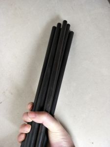 Black Ebony Wood round Rods Redwood Material Purple Light Mahogany Carving Craft Home Decor Vintage Style Carved Animal Shapes