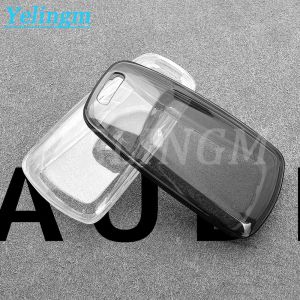 Transparent Soft TPU Car Key Case For Audi A4 B9 A5 A6 8S 8W Q5 Q7 4M S4 S5 S7 TT TTS TFSI RS Cover Shell Protector Fob Keyless