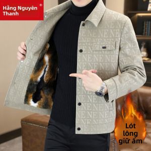 HENGYUANXIANG | Áo Khoác Dày Bông Cho Nam