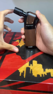 Bật Lửa Khò Để Bàn Honest BCZ-538 Chính Hãng – Chống Gió Có Đục Lỗ Cigar Kim Loại Bền Bỉ