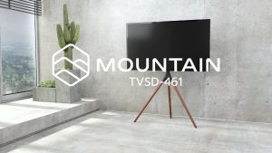 Mountain ขาตั้งทีวี สไตล์นอร์ดิก รุ่น TVSD-461 รองรับขนาด 45-65 นิ้ว ใช้ได้กับทุกยี่ห้อ MINIMAL EASEL STUDIO TV FLOOR STAND