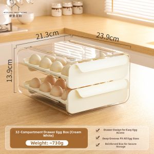 MODERN SWEETHOME | Egg Storage Box for Refrigerator Drawer