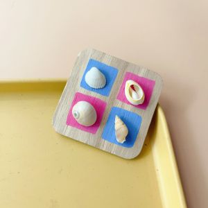 New Chinese Style Ocean Series Fridge Magnet Starfish Shell Decorative Home Living Room Door Magnetic Sticker by Beibu Gulf Tunxi Island