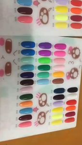 สีเจลตลับ 36 สี สีเจลต้องอบนะคะ