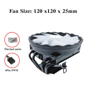 X99 CPU Air Cooler 4 Heat Pipes PC Processor 3PIN/4PIN Ventilador For Intel LGA 775 1366 1150 1151 1155 1200 1700 2011 X79 AMD