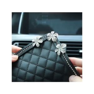 Tấm lót để đồ dán taplo xe hơi chống trượt đính đá sang trọng tiện dụng (26.5*15cm) Randy