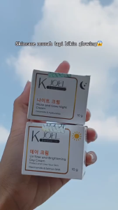 KJOEL Day cream & Night cream Paket Bundling 2 in 1 - Moist Glow UV Filter & Brightening Cream BPOM