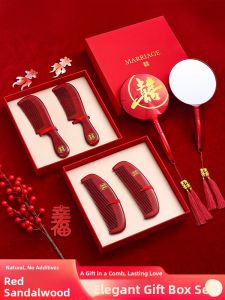 ETY | Wedding Gift Set - Rosewood Comb and Mirror Pair