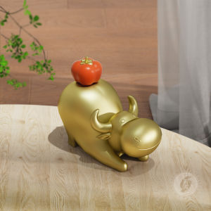 Luxury Resin Stock Market Desktop Ornaments for Brokerage Company Clients Office Computer Stock Trading Decorative Accessories