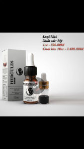 HERCULES - Loại Nhỏ Xuất Xứ Mỹ - Dung Dịch Hỗ Trợ Tăng Bo & Sức Bền Cho Gà Tre & Nòi - Chai 1ml - 500.000đ