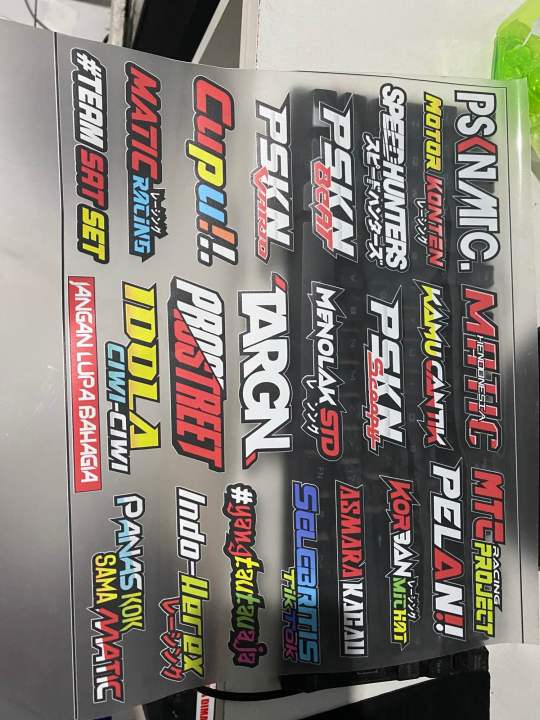 Kata Racing STIKER PACK KATA KTA RACING / STIKER TERBARU LENGKAP /STIKER VIRAL ...