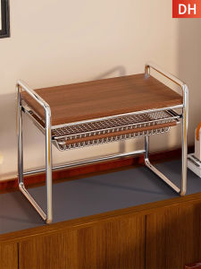 evesigar | Pull Out Adjustable Coffee Machine and Cup Storage Rack