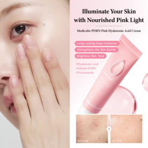 [medicube] PDRN Pink Hyaluronic Acid Cream 50ml | Light and moist texture with excellent moisturizing properties.