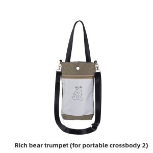 Cute Versatile Small Cloth Bag Womens Handbag 2025 New Style Waterproof Umbrella Storage Bag Crossbody Water Cup Holder