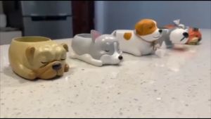 Cute Figure Pots Cute Dog Figure Pots DIY Paint Figure Pots