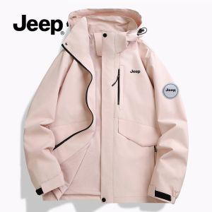 Jeep Female Windproof Waterproof Thick Mountaineering Clothing Womens Jacket Winter Tide Brand Outdoor Jacket
