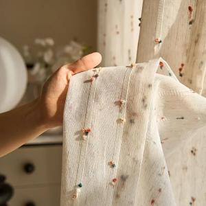 HUAYASEN | Transparent Patterned Curtains