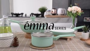 Numan Wajan Stirfry 26 cm dengan Tutup Kaca Emma Series