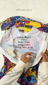 Queenzie Rompi Wanita Pria Olahraga Printing Anti Angin Queenzie Bahan Lotto