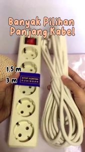 ✨Barang Ready✨ Toko Halo Stop Kontak TA-9925 /SKT 3 Lubang + Saklar +USB + Kabel 3 Meter Kabel Tembaga Murni SNI