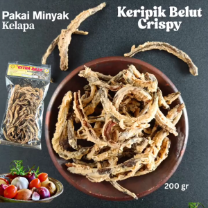 Belut Goreng Crispy Siap Makan Kripik Keripik Belut Renyah Gurih Siap Makan