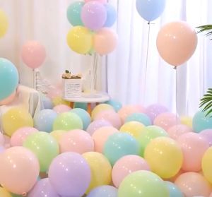20/50pcs Macaron Balloon 10" Thick Latex Pastel Balloons Bulk Pack for Birthday Baby Shower Party Decorations