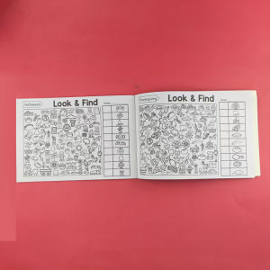 Childrens Educational Toys Hidden Object Coloring Book Contains over 100 Pages of Search and Coloring Content - Interactive Search and Coloring Activity Workbook Suitable for School Home Travel - Educational Puzzle Book Coloring Exercise Book E...