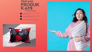 1 SET Sarung bantal/guling dewasa motif elegan terbaru