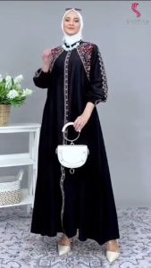 SELLENA DRESS: Gamis Elegan Kondangan 2024 & Dress Viral untuk Acara