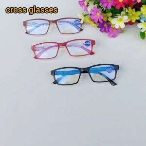 แว่นสายตายาว +1.0ถึง+4.0 เลนส์กรองแสงสีฟ้า ขาสปริง รหัส CGL09