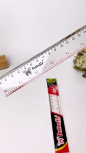 Butterfly Penggaris Plastik 30 cm Mistar Murah Berkualitas