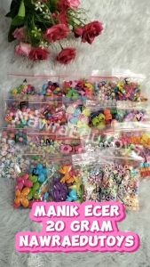 Mainan edukasi MANIK-MANIK ECER refill 20 Gram