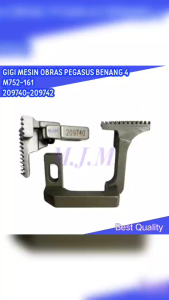 ( 209742-209740 ) Gigi Mesin jahit Obras Benang 4 Pegasus M752-181 / FEED DOG MESIN OBRAS HIGH SPEED INDUSTRI