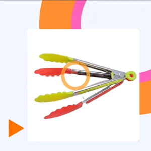 CAPITAN MAKANAN /FOOD TONG PLASTIK + STAINLESS SRBA GUNA / PENCAPIT