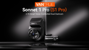 Vantrue S1 Pro 2.7K Front and Rear Dashcam5G WiFiW/HDR Night VisionSTARVIS 2GPSVoice Control24H Parking Mode